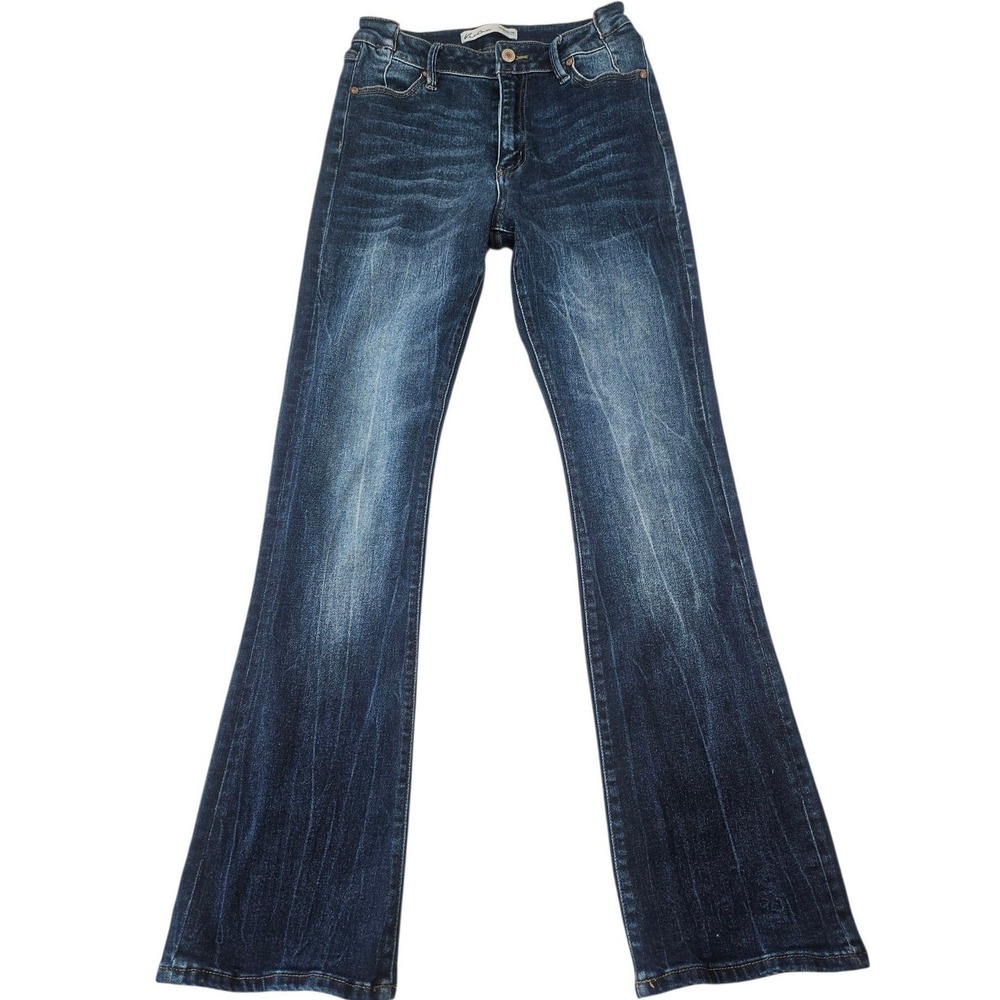 KanCan Estilo Maurices Womens Dark Wash Flare Leg Jeans Size 26